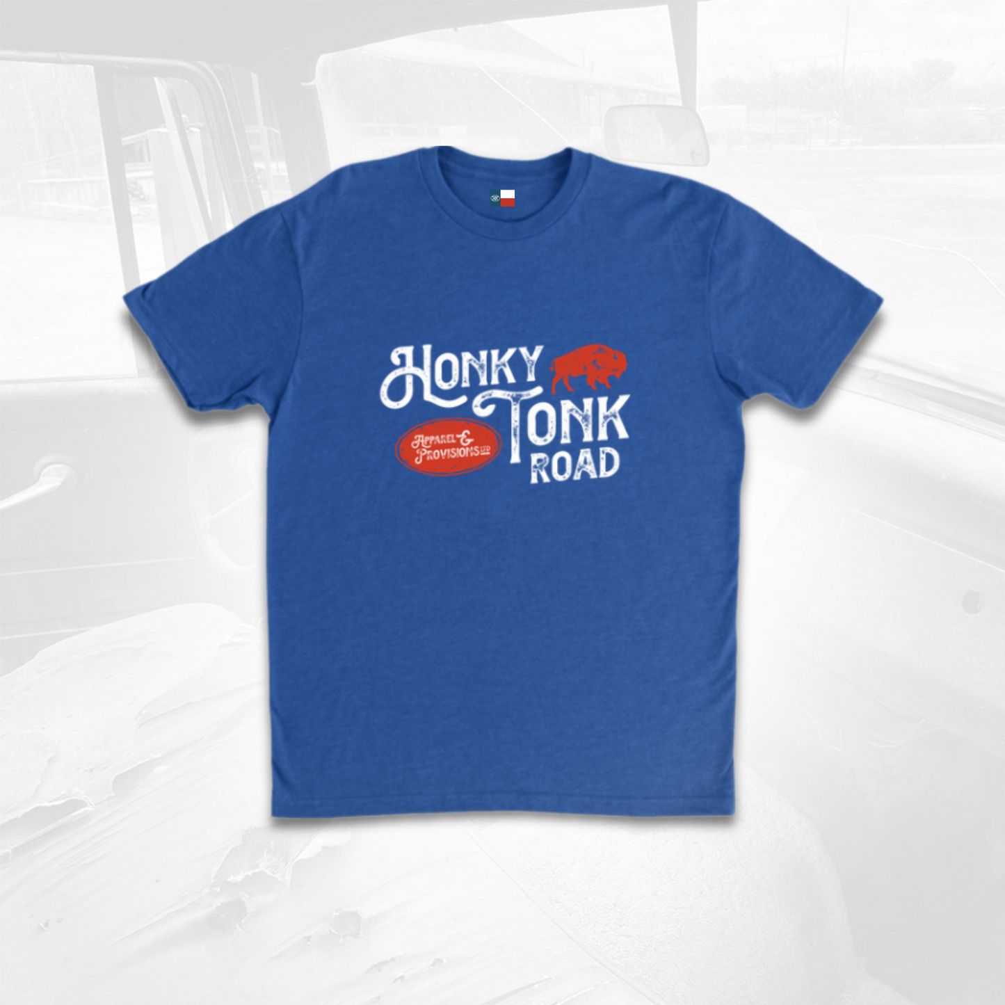 Honk Tonk Road Apparel Blue Shirt