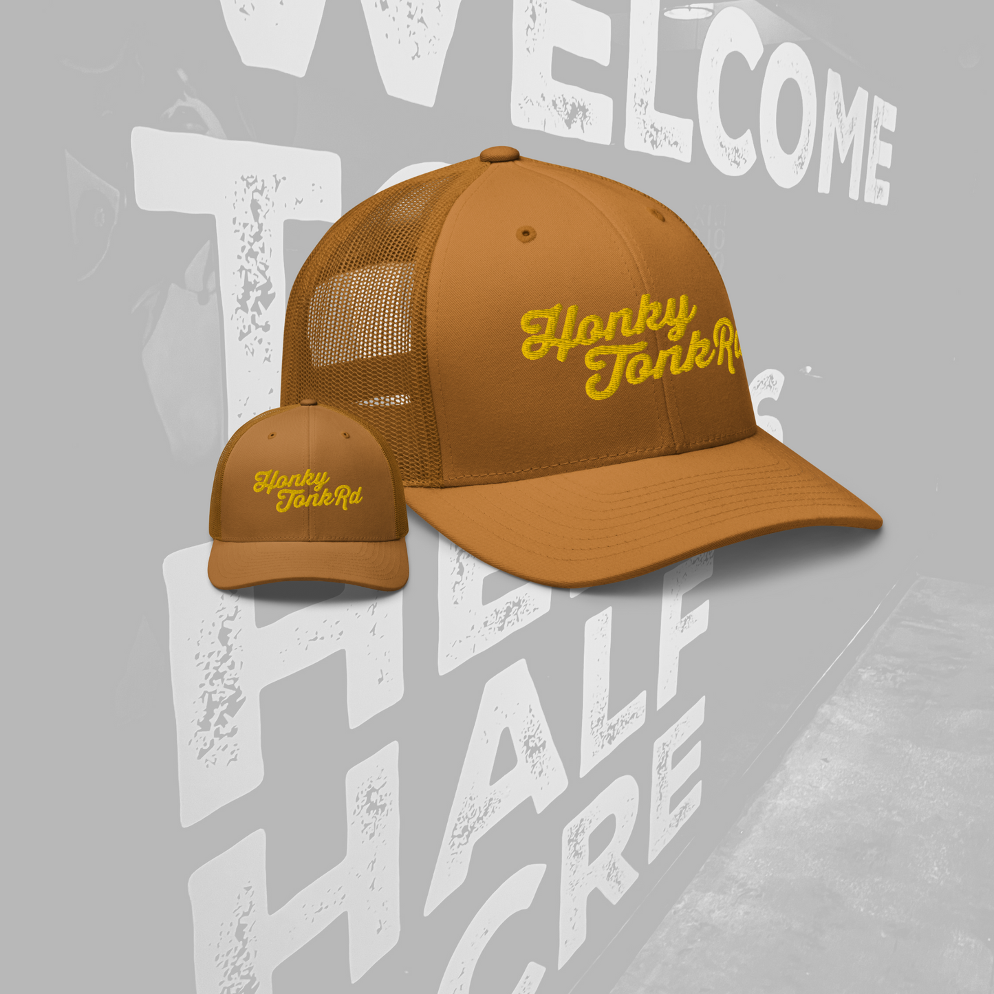 Honky tonk Rd. Hat co Brown snapback