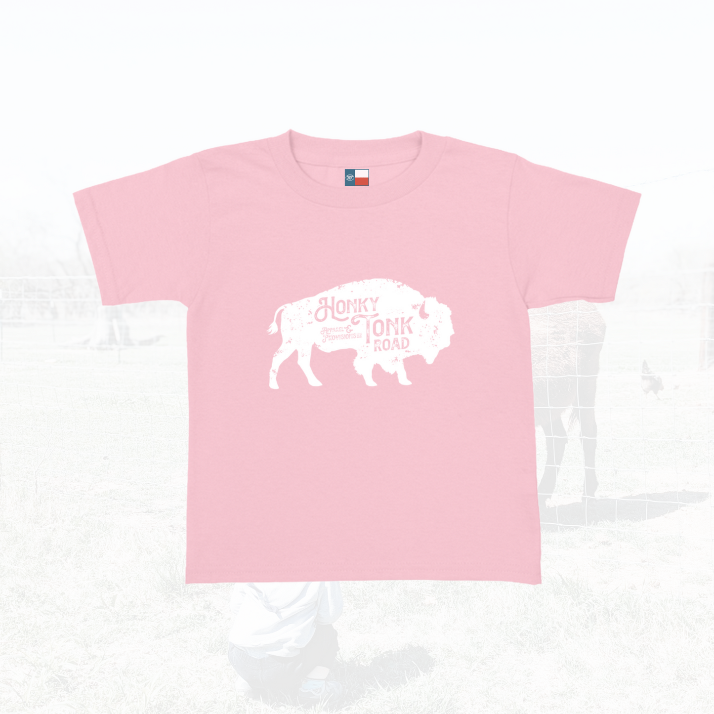 Pink Kids Graphic Tee