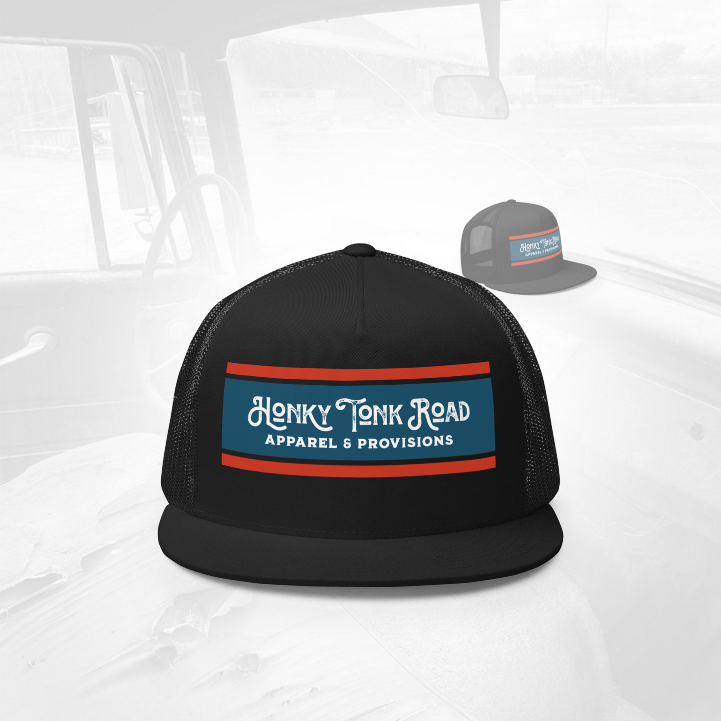 Black snapback hat Honky Tonk Hat Co.