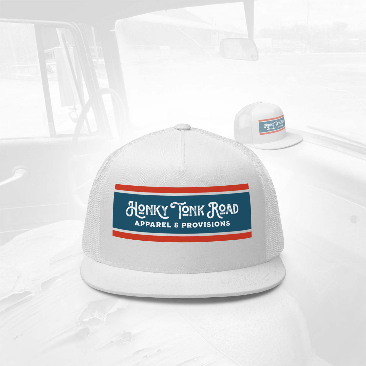 White Snapback hat from HTR Hat Co.