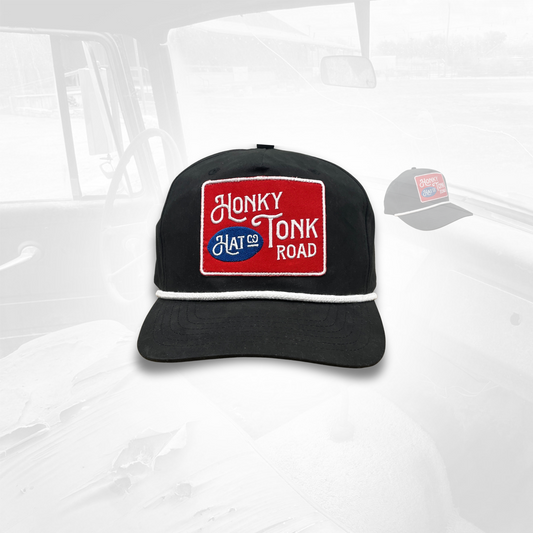 Honky Tonk Hat Co Golf Hat Black