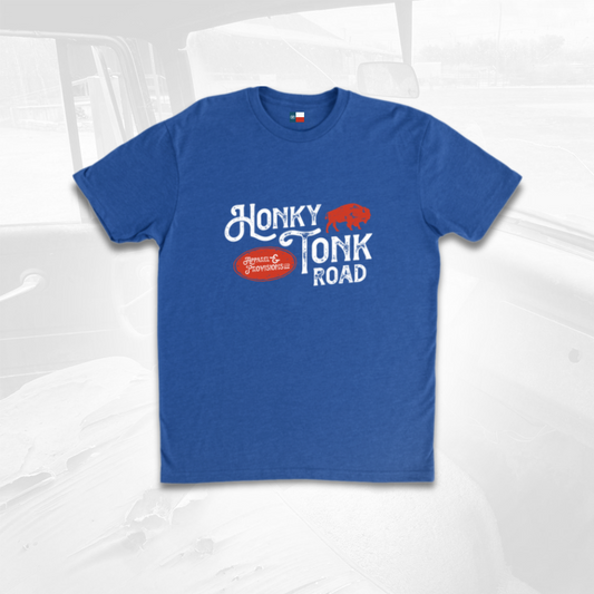 Honk Tonk Road Apparel Blue Shirt