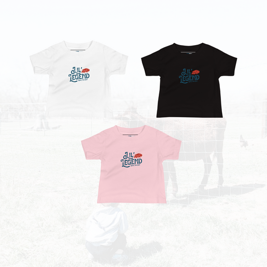 Toddler Graphic Tee- White, Pink and Black