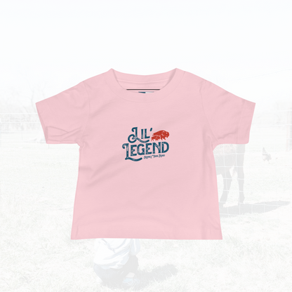Toddler Tshirt in Pink with little legends logo