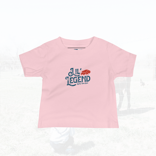 Toddler Tshirt in Pink with little legends logo