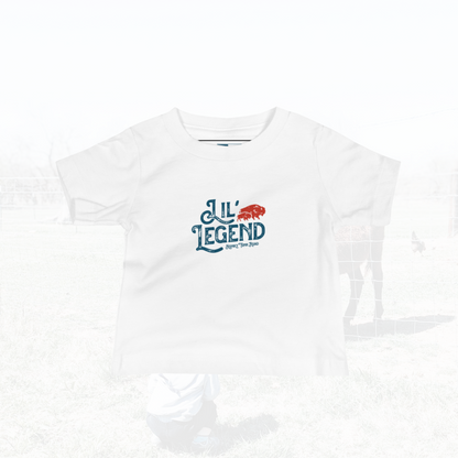 Toddler Tshirt in White with Lil Legends Logo