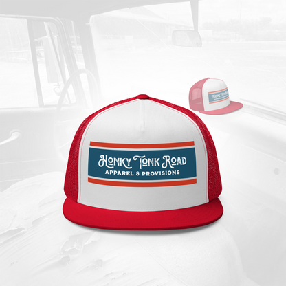 Honky Tonk Road Hat co. Throw back trucker cap